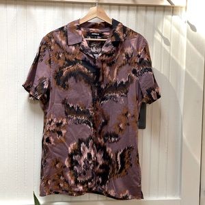 Express Men’s short sleeve, button up